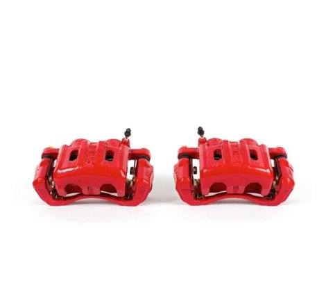 Power Stop 97-04 Mitsubishi Diamante Front Red Calipers w/Brackets - Pair