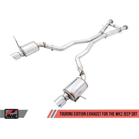AWE Tuning 2020 Jeep Grand Cherokee SRT Touring Edition Exhaust - Chrome Silver Tips