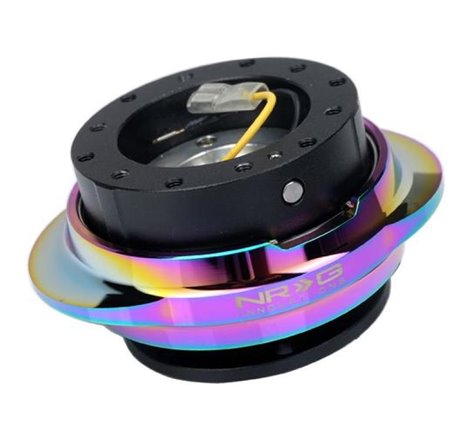 NRG Quick Release Kit - Black Body/ Multicolor Oval Ring