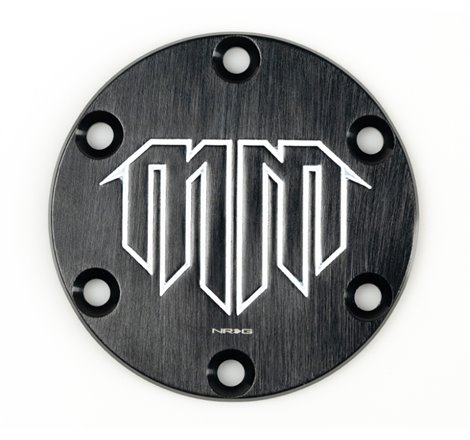 NRG Mad Mike Logo Engraved Horn Delete- Black