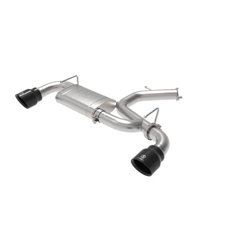 aFe Takeda Exhaust Axle-Back 19-20 Hyundai Veloster N 304SS Black Dual Tips Exhaust