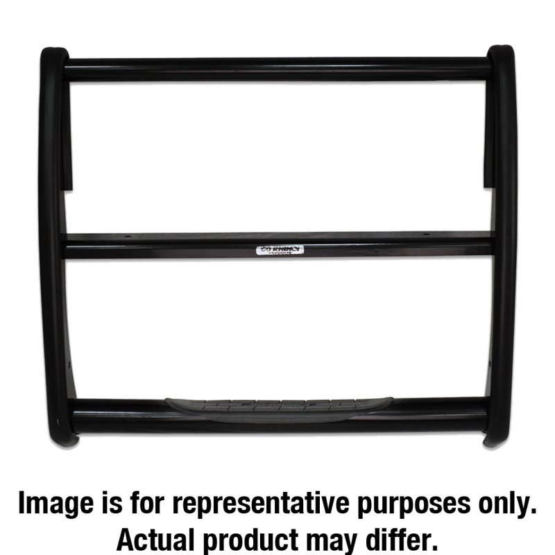 Go Rhino 15-17 Ford F-150 3000 Series StepGuard - Black (Center Grille Guard Only)