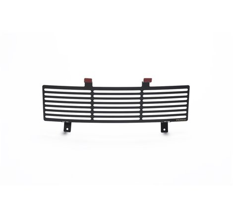 Putco 11-16 Ford SuperDuty - Stainless Steel Black Bar Design Bumper Grille Inserts
