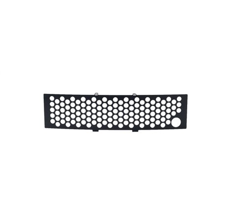 Putco 11-14 Ford F-150 - EcoBoost Bumper Grille Inserts - Black SS Punch w/ Heater Plug Opening