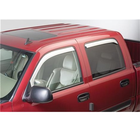 Putco 09-18 Ram 1500 - Crew Cab (Set of 4) Excl Rebel Model Element Chrome Window Visors