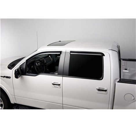 Putco 09-14 Ford F-150 Crew Cab - Tape on Application Element Tinted Window Visors