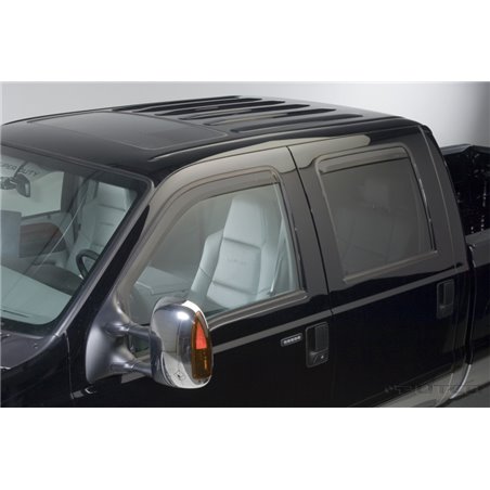 Putco 99-16 Ford SuperDuty Crew Cab (Set of 4) Element Tinted Window Visors