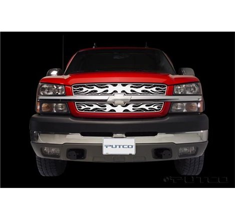 Putco 03-06 Chevrolet Avalanche w/o Body Cladding Flaming Inferno Stainless Steel Grille