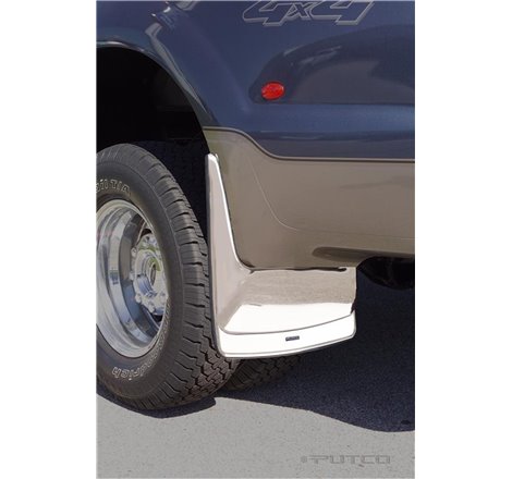Putco 99-10 Ford SuperDuty Dually (Rear) Form Fitted Mud Skins
