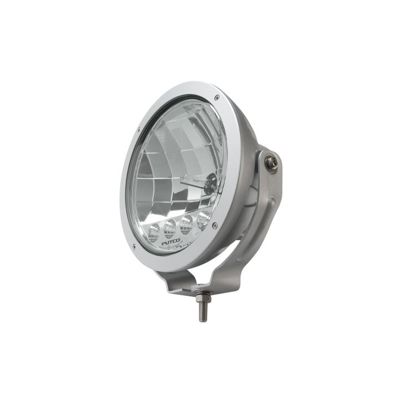 Putco HID Lamp w/4 LED DayTime Running Lights - 9in Silver Housing w/ Clear Lens HID Off Road Lamps