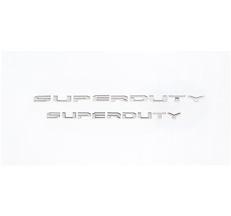 Putco 17-20 Ford SUPERDUTY Letters (Stamped/Stainless Steel) Hood/Front
