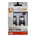 Putco LumaCore 1157 Red - Pair (x3 Strobe w/ Bright Stop)