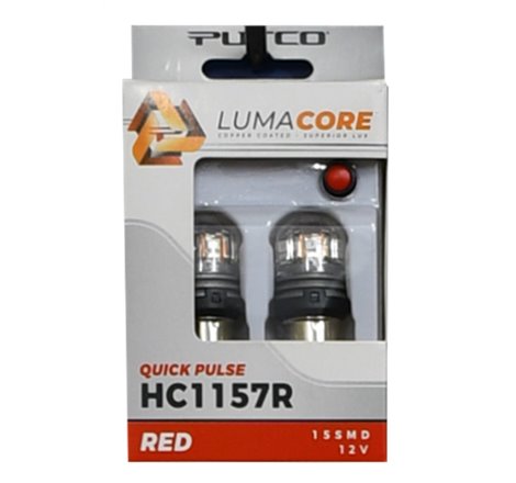 Putco LumaCore 1157 Red - Pair (x3 Strobe w/ Bright Stop)