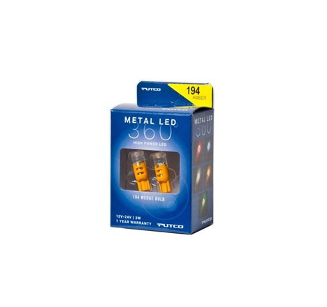 Putco 194 - Amber Metal 360 LED