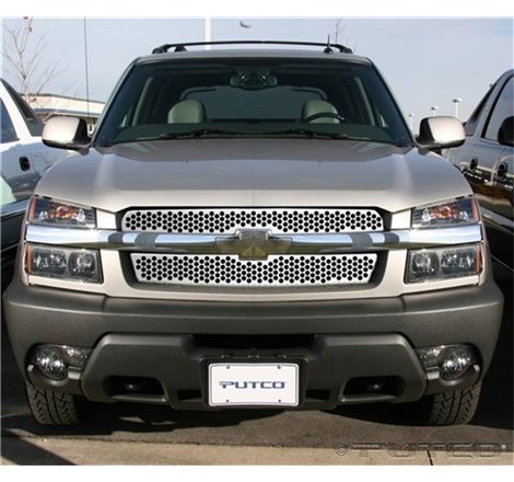 Putco 02-06 Chevrolet Avalanche w/Body Cladding Punch Stainless Steel Grilles