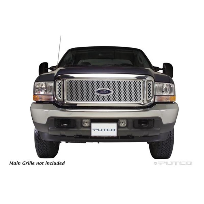 Putco 99-04 Ford SuperDuty - Side Vents Only Punch Stainless Steel Grilles