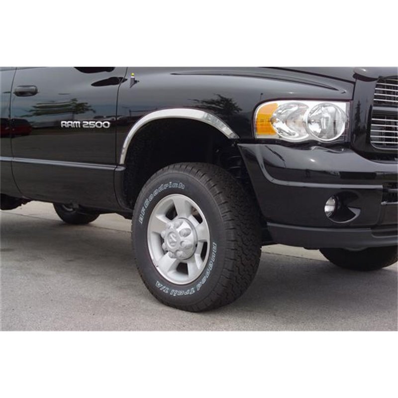 Putco 10-19 Ram 2500/3500 - Fits w/ and w/o Factory Fender Flares Stainless Steel Fender Trim