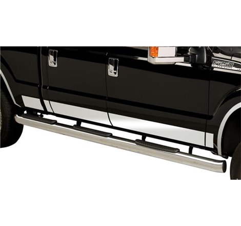 Putco 17-20 Ford SuperDuty SuperCrew - 8ft Dually Bed Stainless Steel Rocker Panels