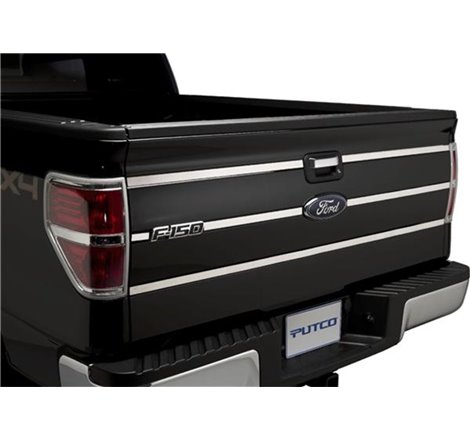 Putco 09-14 Ford F-150 - SS Tailgate Accent - 6pcs (3 Horizontal Lines) Tailgate Accents