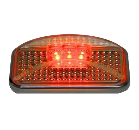 Putco Universal Side Marker - Red LED w/Ion Chrome Lens Universal Side Markers