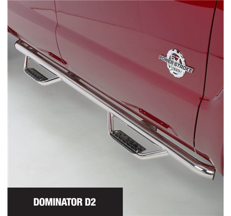 Go Rhino 15-20 Ford F-150 Dominator Classic D2 SideSteps - Cab Length - SS