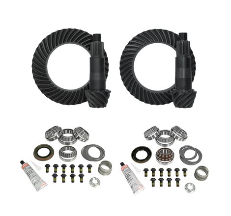 Yukon Gear & Install Kit Package for Jeep Rubicon JL/JT w/ D44 Front & Rear in a 4.88 Ratio