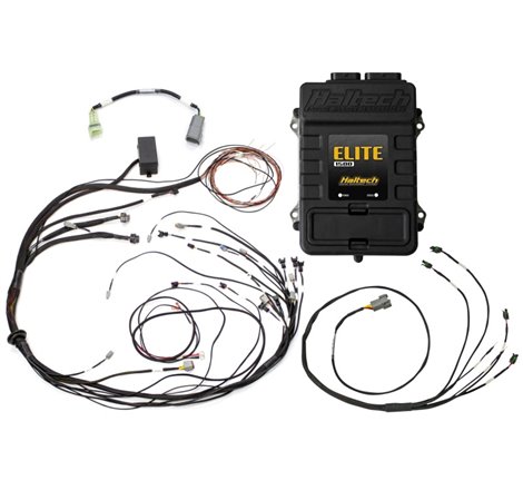 Haltech Elite 1500 Terminated Harness ECU Kit w/ Square EV1 Injector Connectors