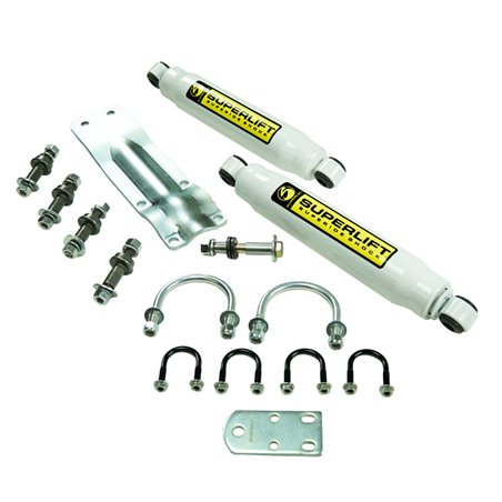 Superlift 73-91 GM 1/2 and 3/4 Ton 4WD Vehicles Solid Axle Dual Steering Stabilizer Kit