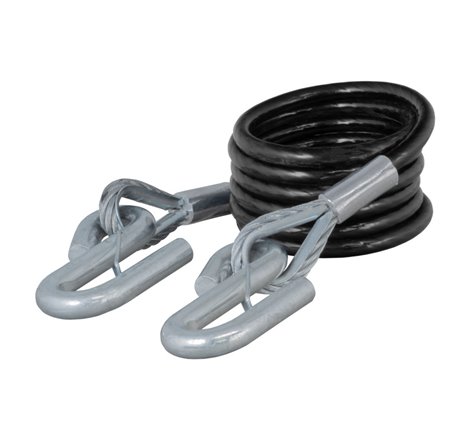 Curt Tow Bar Replacement Safety Cable w/Hooks 84in x 3/8in Diameter (7500lbs)