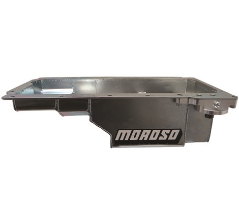 Moroso GM LS Swap (w/Rear Sump & Spin-On Oil Filter Adapter) Wet Sump 7qt 6in Steel Oil Pan