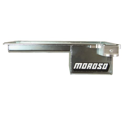 Moroso GM LS Swap (w/Rear Sump & Spin-On Oil Filter Adapter) Wet Sump 5qt 6in Steel Oil Pan