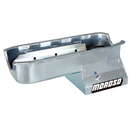 Moroso Pre-85 Chevrolet Small Block (w/2 Piece Rear Main Seal) Wet Sump 7qt 8.25in Steel Oil Pan