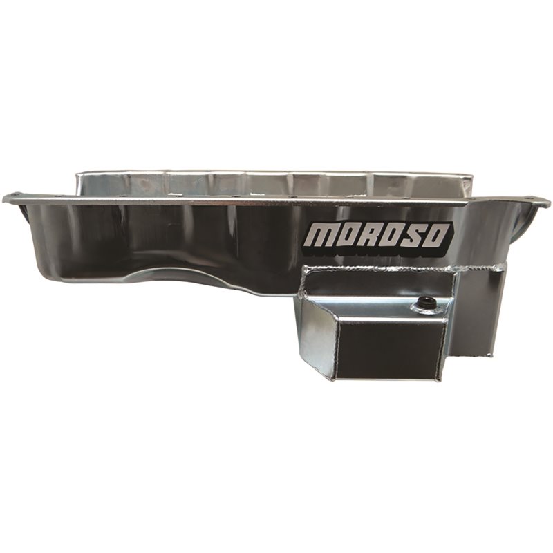 Moroso Chevrolet Big Block Gen 5/6/GM A Body Road Race Baffled Wet Sump 6.5qt 8in Steel Oil Pan