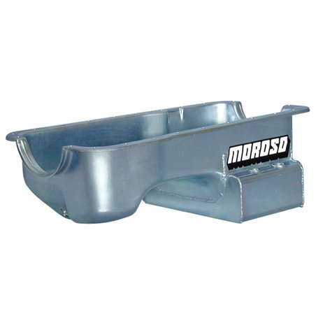 Moroso Ford 289-302 (w/Rear Sump) Kicked Out Wet Sump 7qt 7.5in Steel Oil Pan