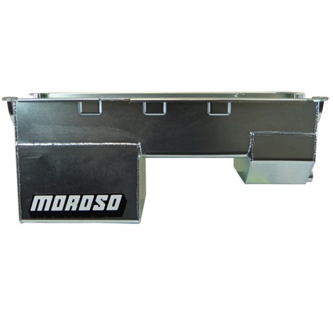 Moroso Ford 351W (w/Rear Sump & Billet End Seals) Extra Deep Wet Sump 7qt 9in Steel Oil Pan