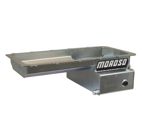 Moroso Ford 5.0 Coyote (w/Front Sump) Road Race Baffled Wet Sump 7qt 6.25in Steel Oil Pan