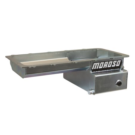 Moroso Ford 5.0 Coyote (w/Front Sump) Road Race Baffled Wet Sump 7qt 6.25in Steel Oil Pan
