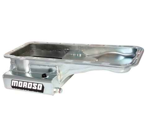Moroso Ford 352-428 FE (w/Front Sump) Kicked Out Wet Sump 8qt 6in Steel Oil Pan