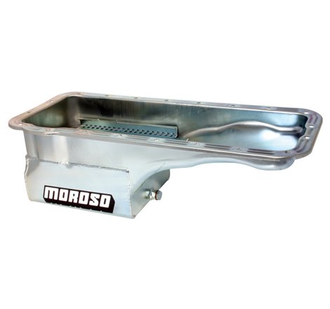 Moroso Ford 352-428 FE (w/Front Sump) Deep Wet Sump 7qt 7.5in Steel Oil Pan