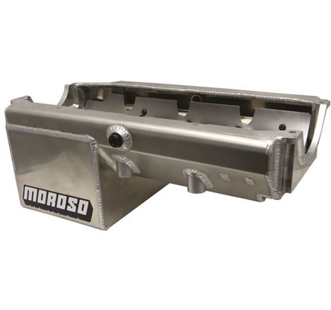 Moroso Pre-85 Chevrolet Small Block/Dart (w/Double Power Kick Outs) Wet Sump 8qt 8.25in Alum Oil Pan