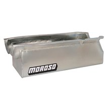 Moroso 65-Up Oldsmobile V-8 (330-455) Marine Stroker Box Sump Flat Bottom 10qt 7.25in Steel Oil Pan