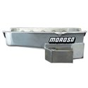 Moroso 86-Up Chevrolet Small Block (w/1 Piece Seal) Road Race Wet Sump 7qt 7.5in Steel Oil Pan