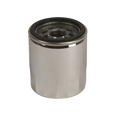 Moroso 97-06 Early GM LS 13/16in Thread 3-1/2in Tall Oil Filter - Chrome