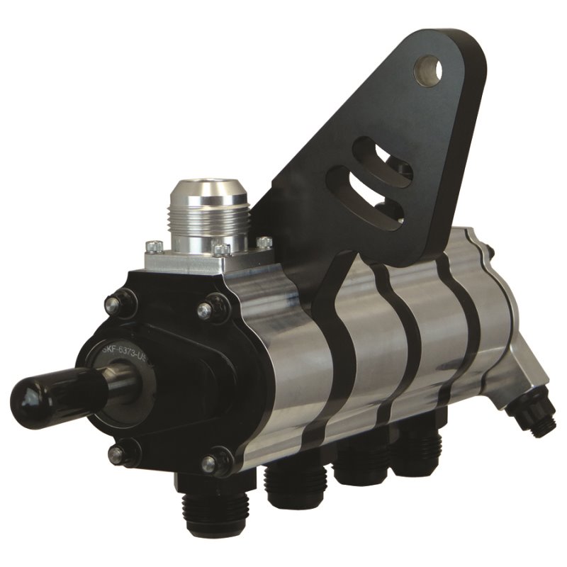 Moroso Dragster 4 Stage Dry Sump Oil Pump - Tri-Lobe - Right Side - 1.200 Pressure