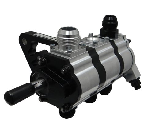 Moroso 3 Stage Dry Sump Oil Pump w/Fuel Pump Drive - Tri-Lobe - Left Side - 1.200 Pressure