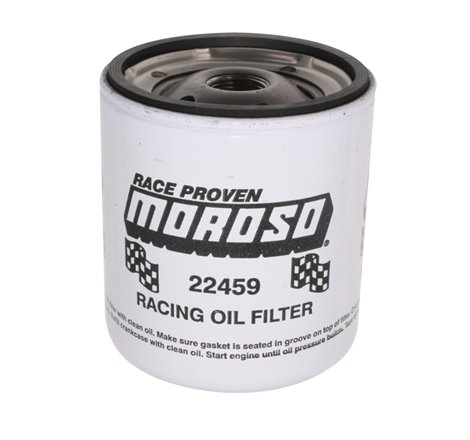 Moroso Chevrolet 13/16in Thread 4-9/32in Tall Oil Filter - Racing