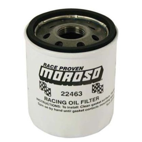 Moroso GM LS/Ford 4.6/5.0/5.4/Import 22mm-1.5 Thread 3-1/2in Tall Oil Filter - Racing