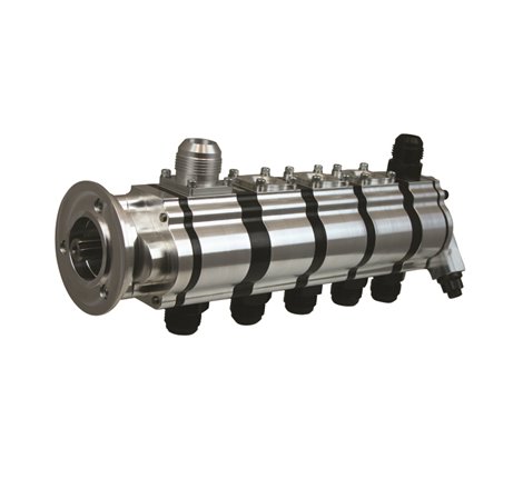 Moroso T3 Series Alston 5 Stage Dry Sump Oil Pump - Tri-Lobe - V-Band Clamp - 1.200 Pressure