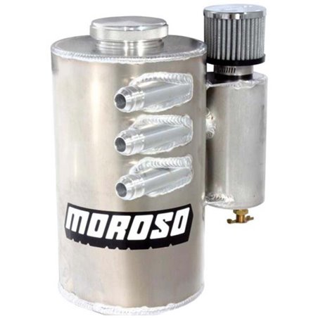Moroso Dry Sump Oil Tank - 13in Tall - Three -12An Fittings w/Breather