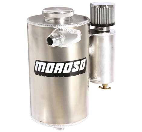 Moroso Dry Sump Oil Tank - 15in Tall - Single -16An Fitting w/Breather